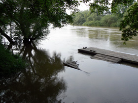 Hochwasser beim RVL, Mai 2013